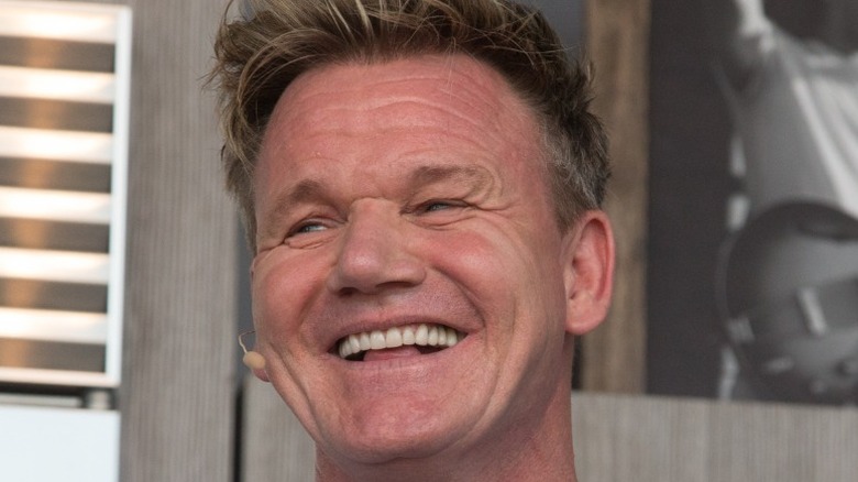 Gordon Ramsay smiling