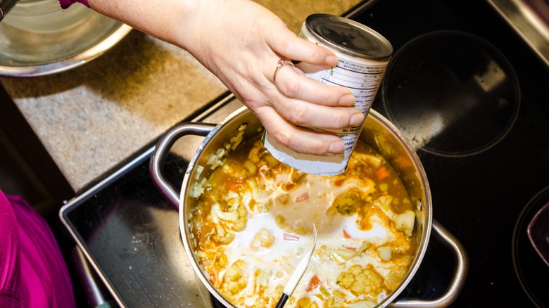 Coconut milk curry