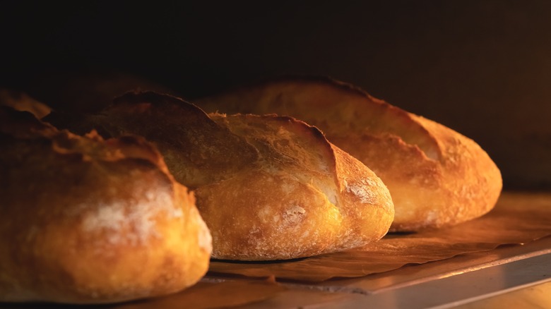 three loafs of bread