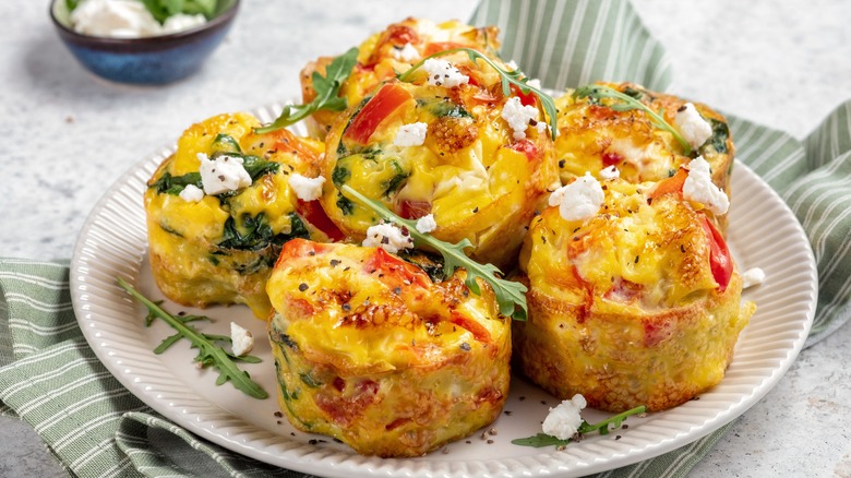 egg muffins with peppers