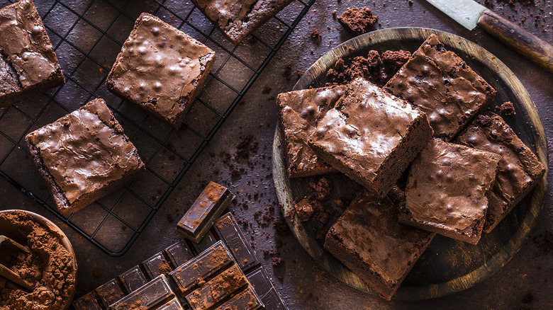 fresh batch of brownies