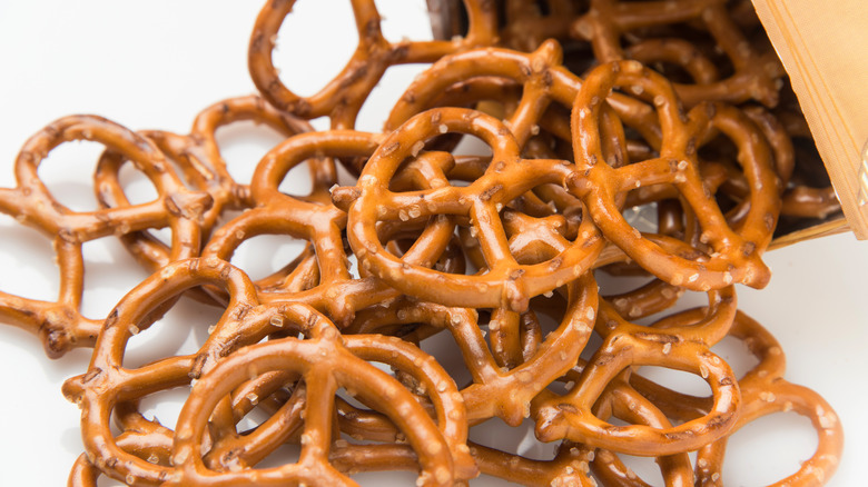 many hard pretzels