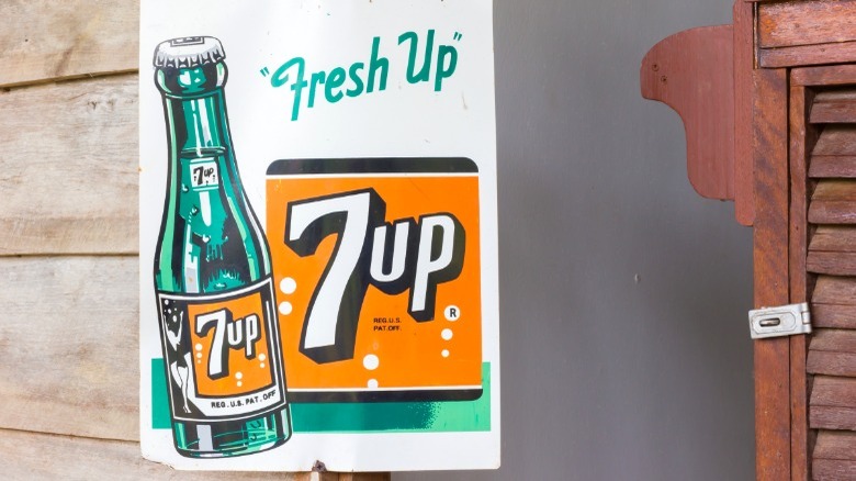 vintage 7UP poster