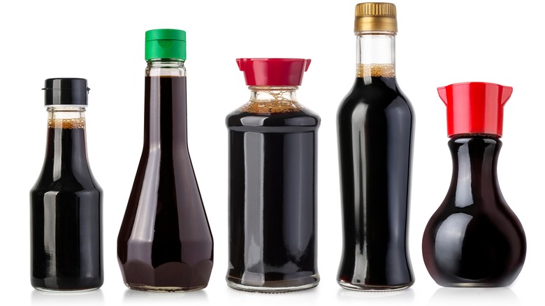 Soy sauce bottles