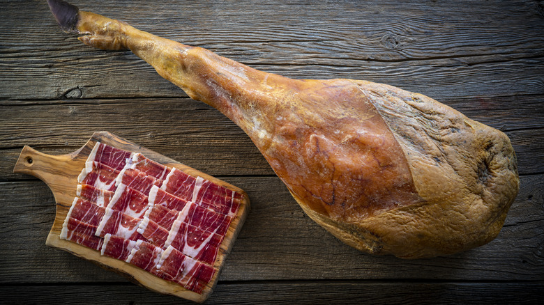 Leg of jamon iberico