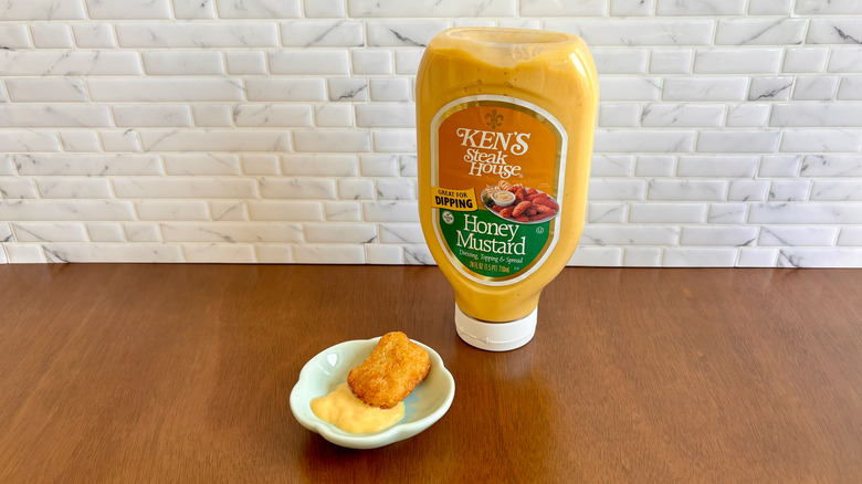 Ken's mustard dressing with nugget