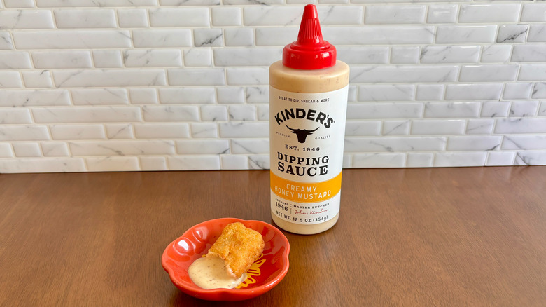 Kinder's honey mustard with nugget