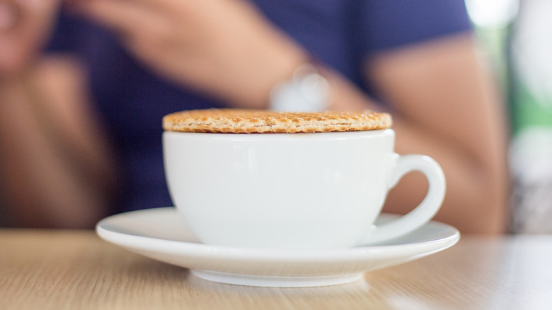 Stroopwafel on mug