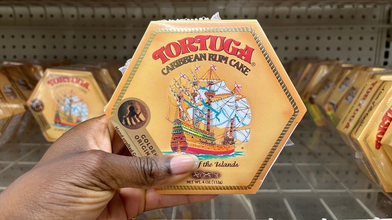 Tortuga Rum cake package