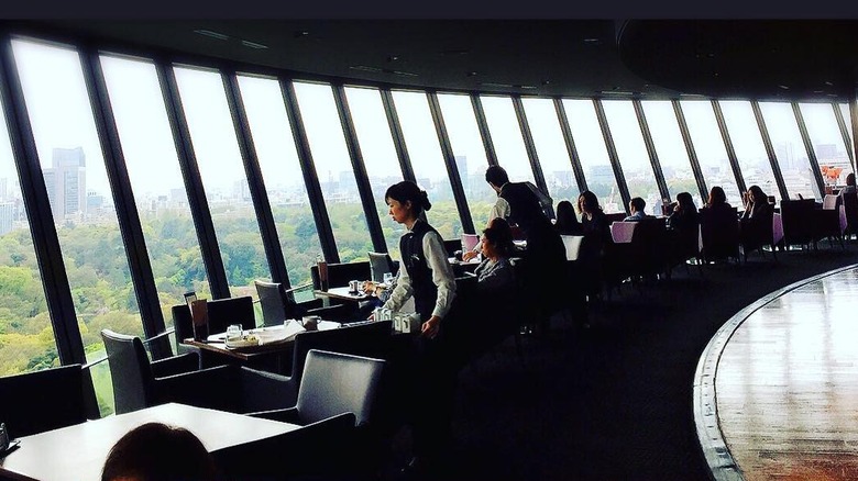 View of The Sky restaurant