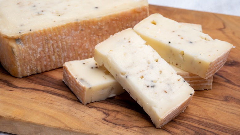 Taleggio on a board