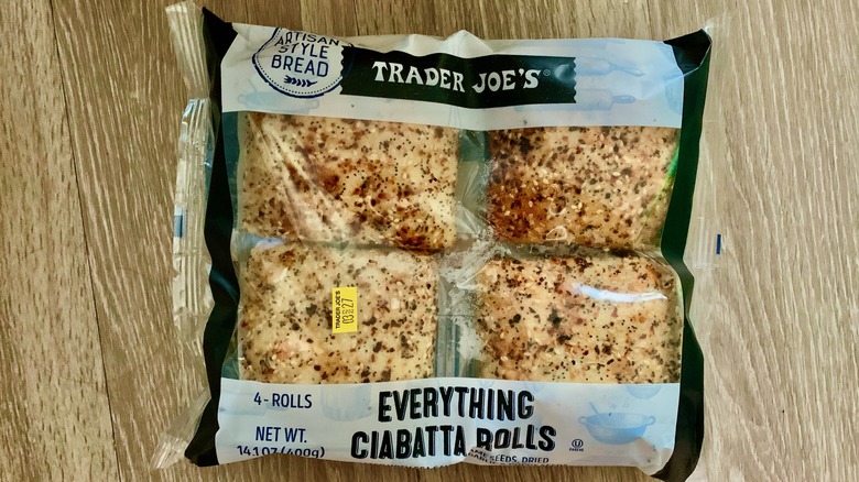 Everything Ciabatta Rolls in packaging