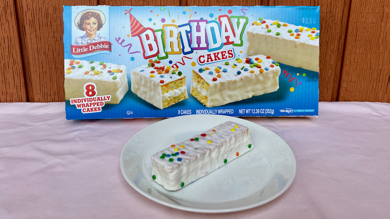 Little Debbie birthday cakes