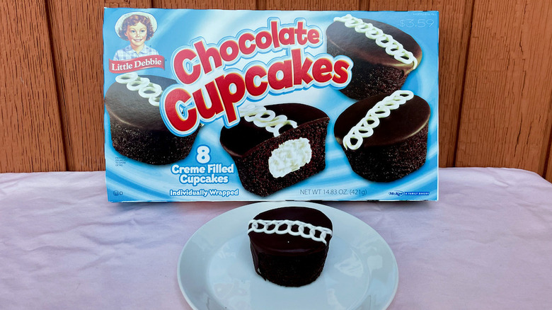 Little Debbie chocolate cupcakes