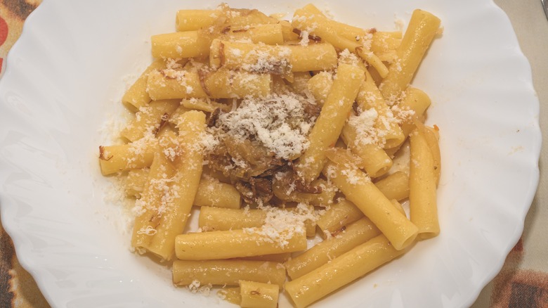 Pasta alla Genovese with Parmesan