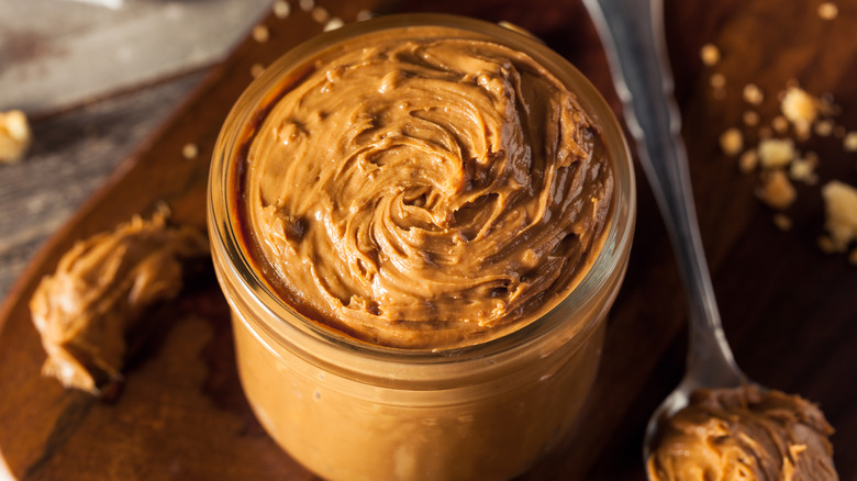 Jar of cookie butter