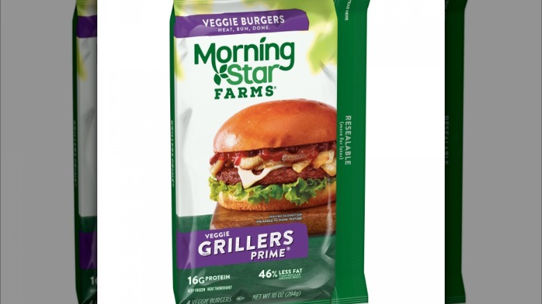 MorningStar Farms burger packaging