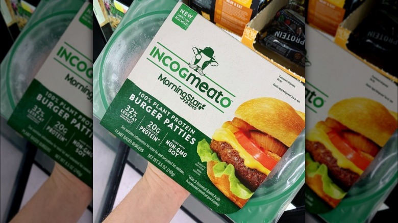 Incogmeato burgers packaging