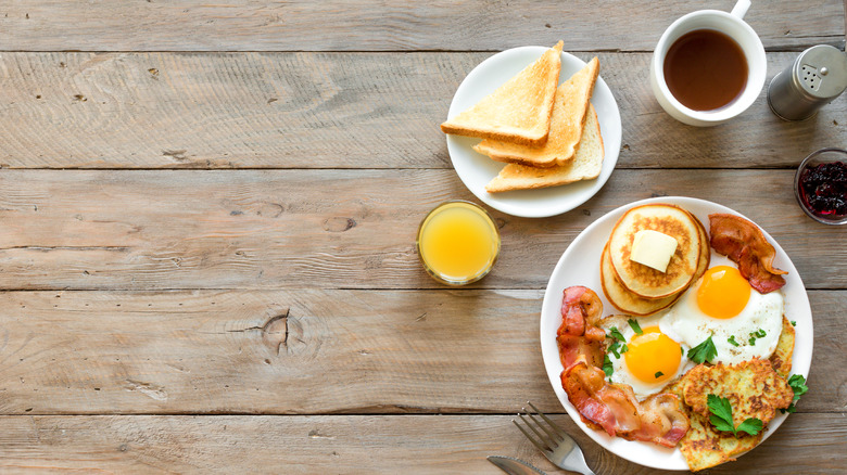 brunch food on table 