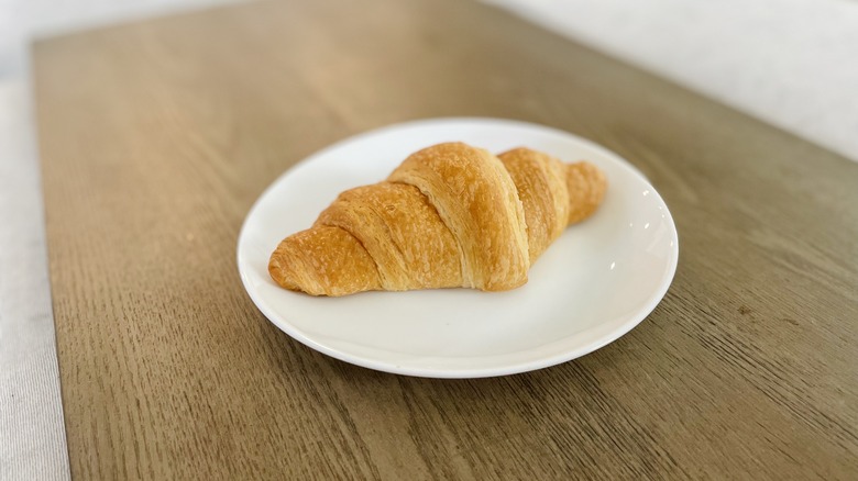 Butter Croissant on plate