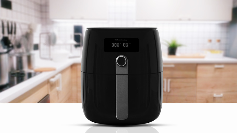 Air fryer on countertop