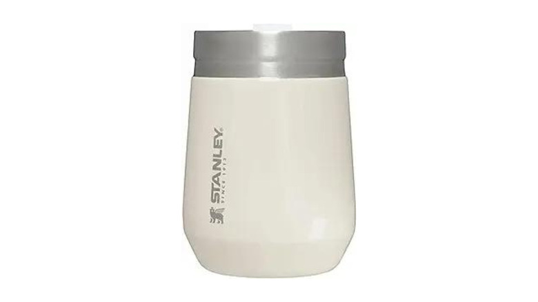 Stanley insulated wine tumbler in cream