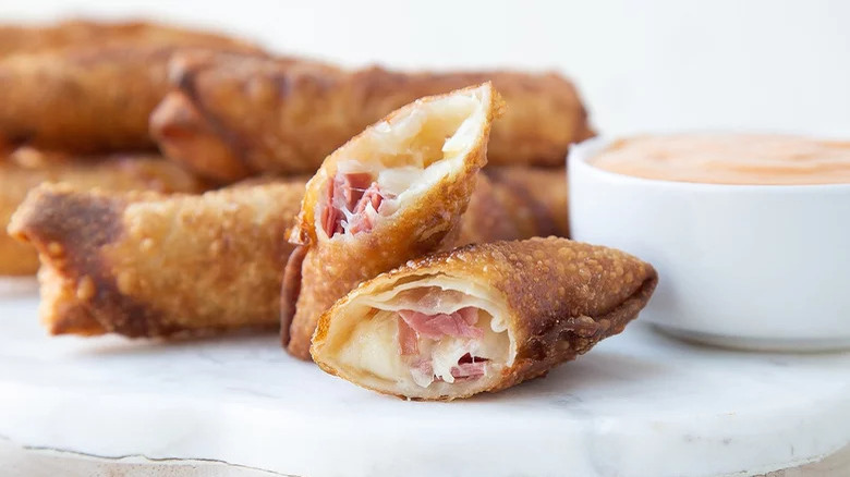 Reuben Egg Rolls