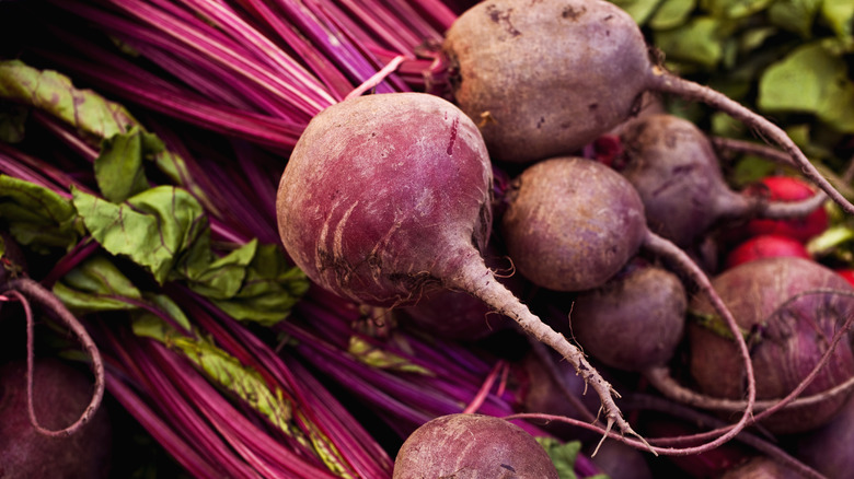 Fresh raw beets