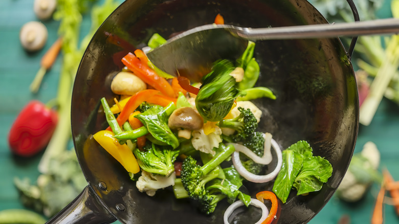 stir-fry with vegetables