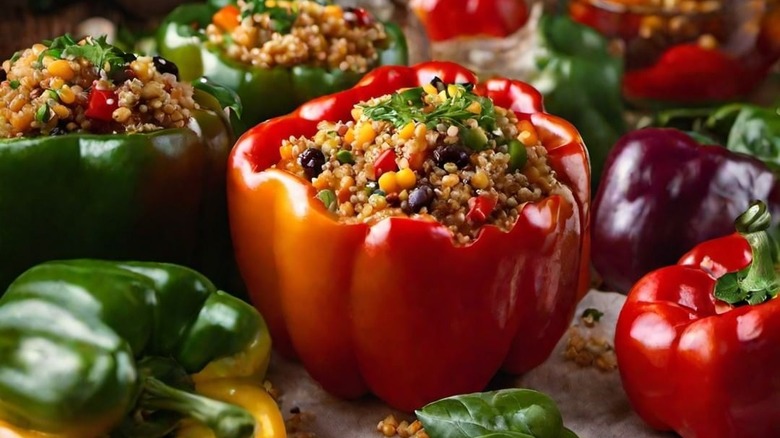 stuffed peppers with quinoa