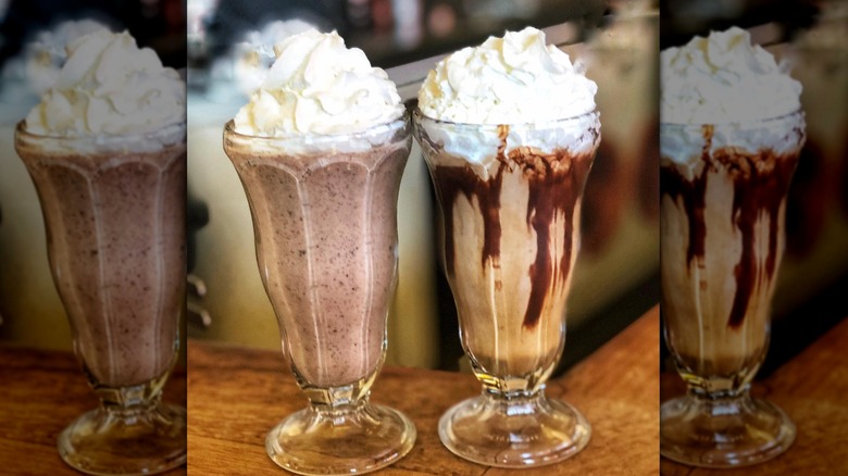 Chocolate Oreo peanut butter shake