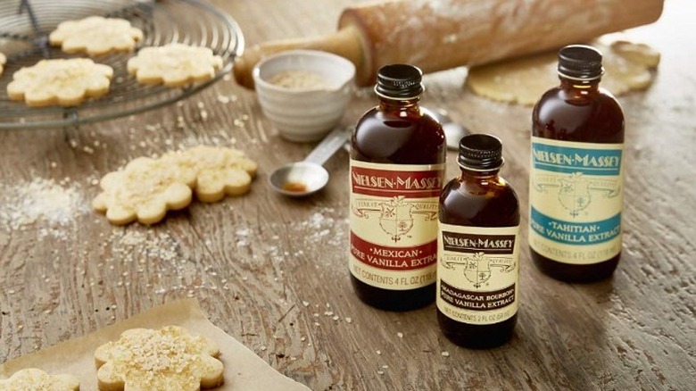 Nielsen-Massey vanilla extract bottles