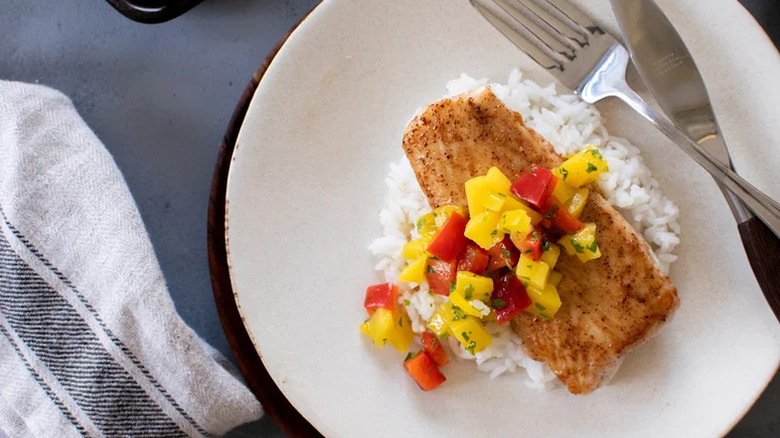 Baked mahi mahi