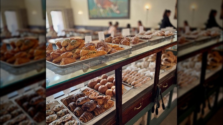 Paris Bakery pastry display case