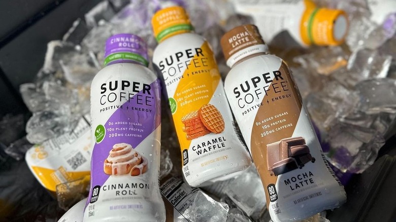 Three bottles of Super Coffee