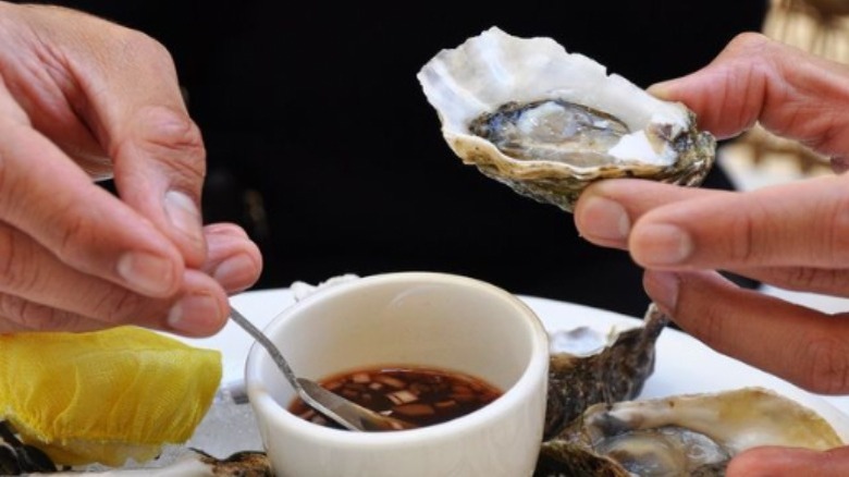 Oysters from Le Petit Paris