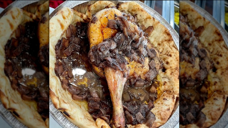 Musakhan, a Palestinian dish