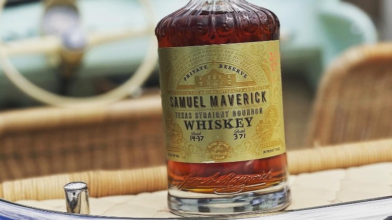 Samuel Maverick bourbon bottle