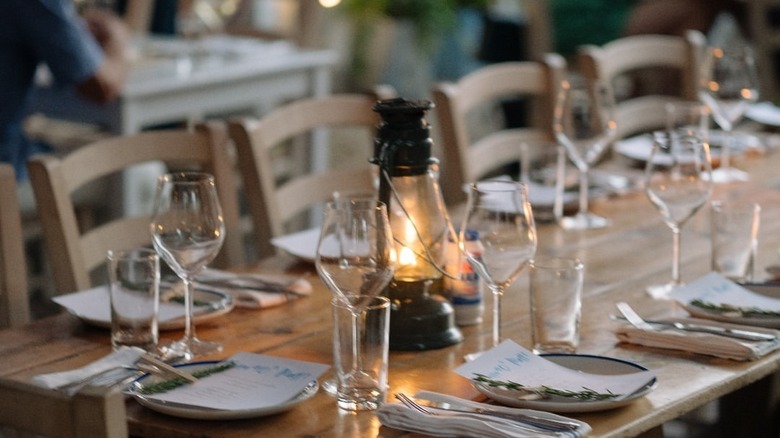 Table at Mandolin Aegean Bistro