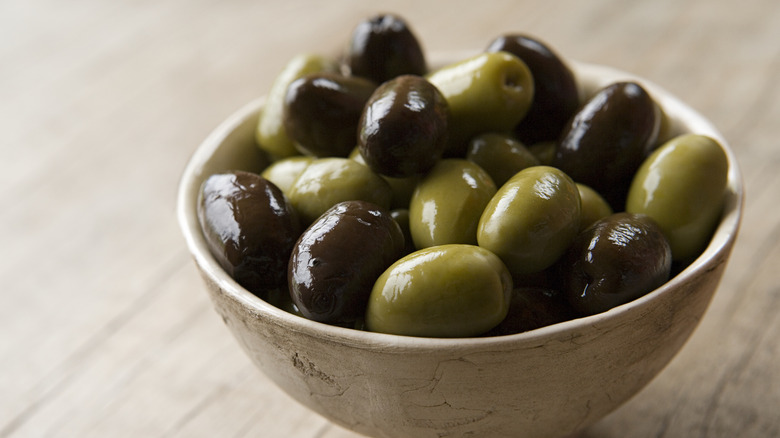 Bowl of olives