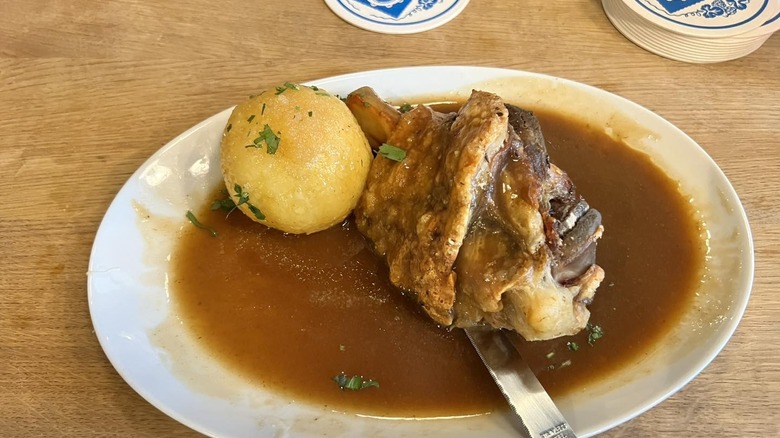 Augustiner Bräustuben pork shoulder