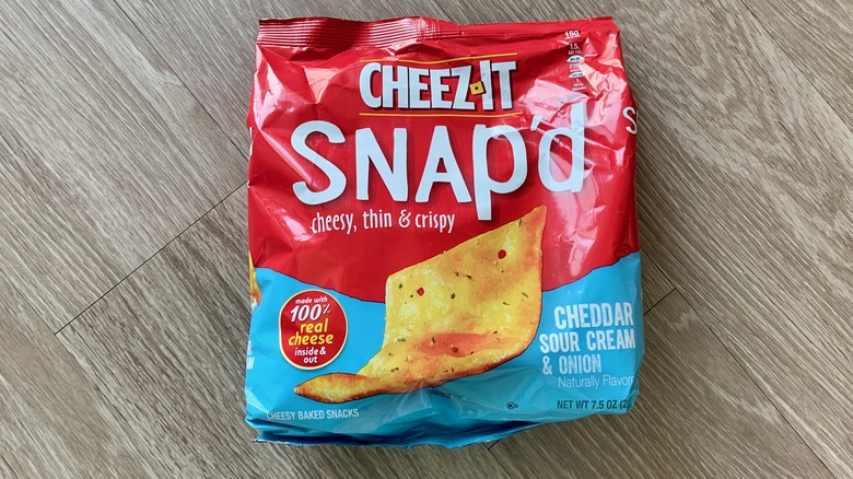 Cheez-It Snap'd Crackers bag