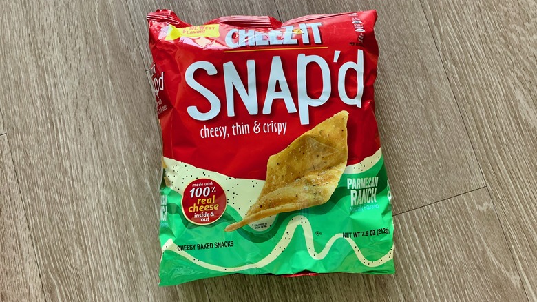 Snap'd Parmesan Ranch Cracker bag