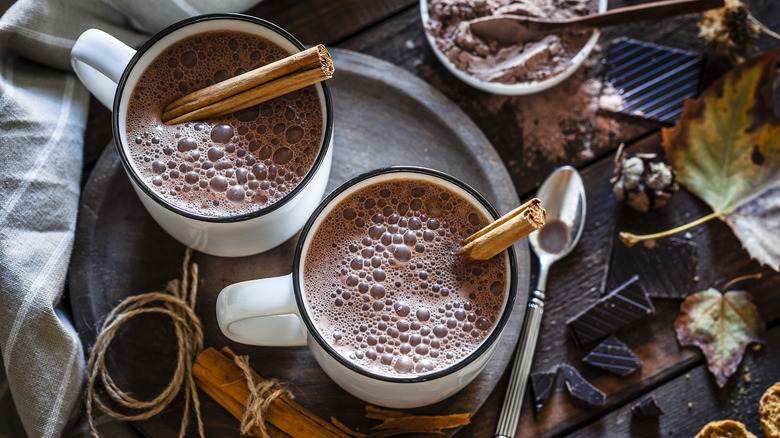 hot chocolate with marshmallows