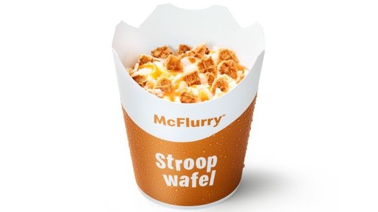 McDonald's stroopwafel Mcflurry