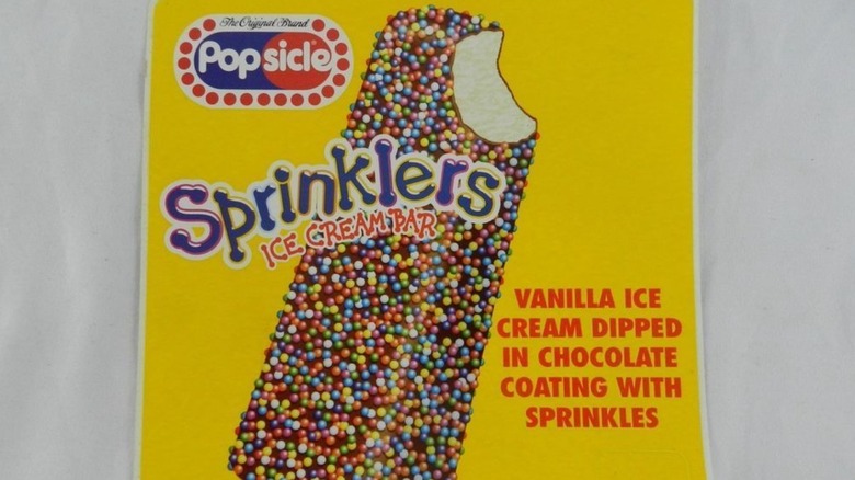 popsicle sprinklers ice cream bar