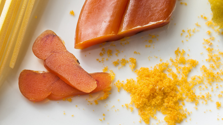 Bottarga and its shavings