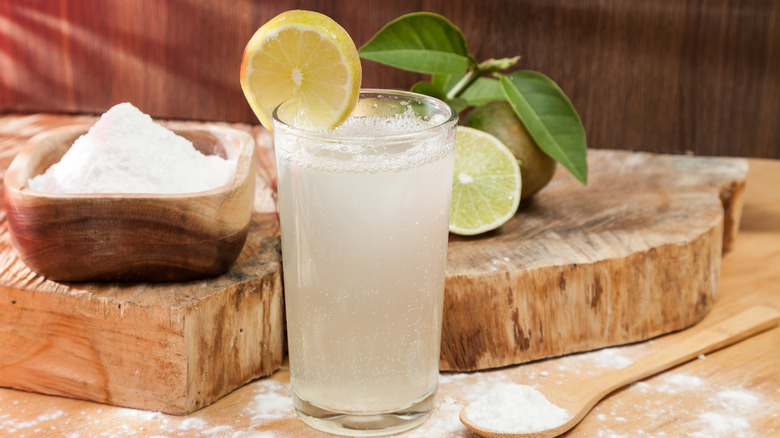 Salted lemon soda