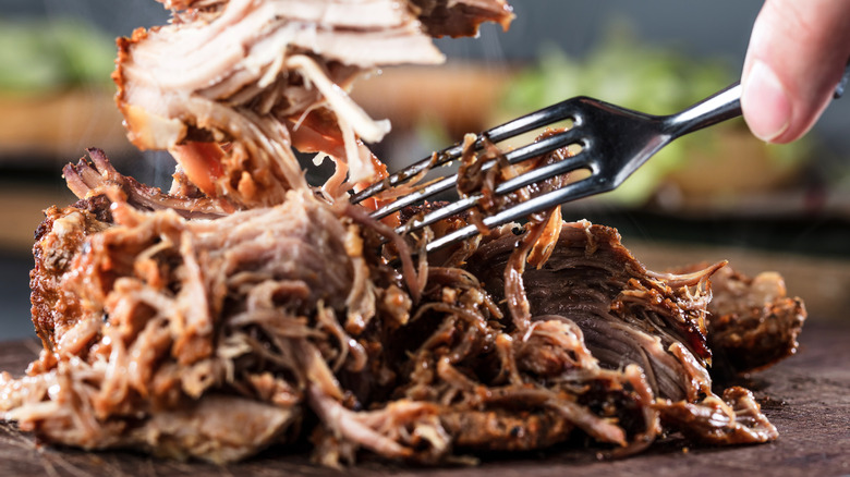 Fresh pulled pork