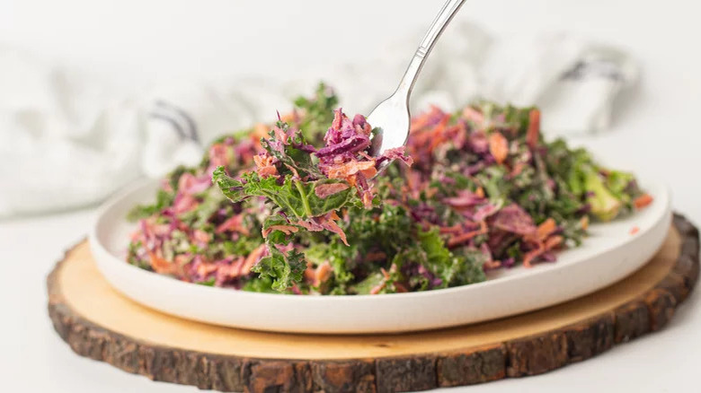 Kale Slaw with carrots